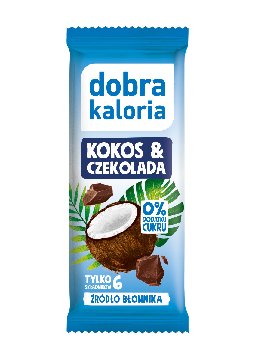 Batony o kultowych smakach - Baton kokos & czekolada 33g - produkt tpnutrhqfx.cfolks.pl 2