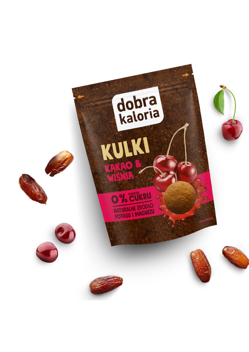 Kulki RAW z kakao - Kulki kakao & wiśnia - 58g - produkt tpnutrhqfx.cfolks.pl 1