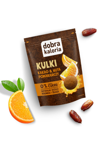 Kulki kakao & nuta pomarańczy - 65g
