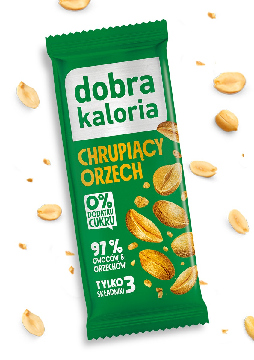 Batony klasyczne - Baton chrupiący orzech - 35g - produkt tpnutrhqfx.cfolks.pl 1