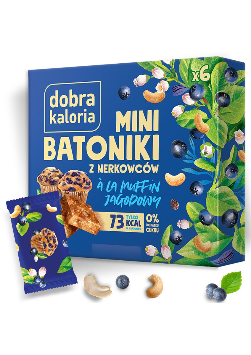 O smaku ciast - Mini batoniki à la muffin jagodowy - 102g - produkt tpnutrhqfx.cfolks.pl 1
