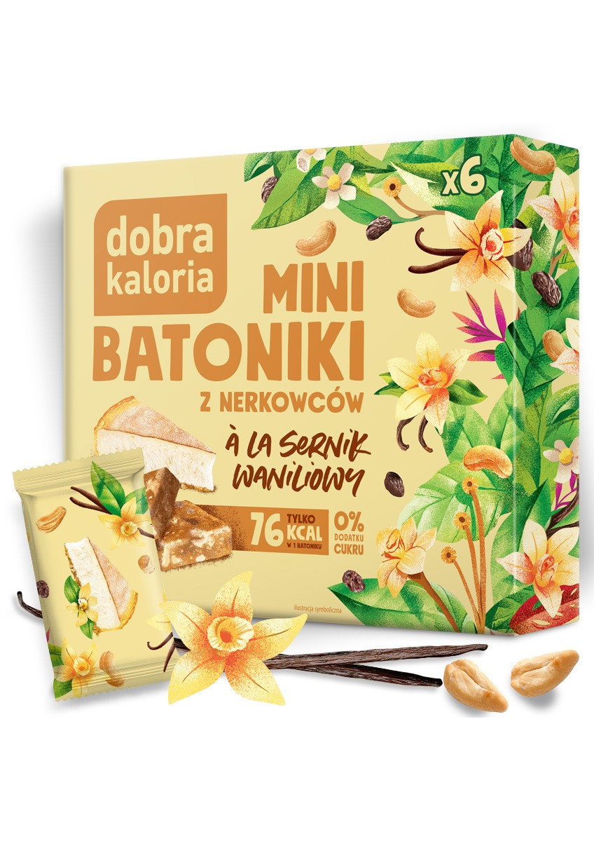 O smaku ciast - Mini batoniki à la sernik waniliowy - 102g - produkt tpnutrhqfx.cfolks.pl 1