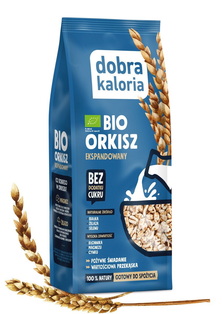 Produkty śniadaniowe - BIO Orkisz ekspandowany - 100g - produkt tpnutrhqfx.cfolks.pl 1