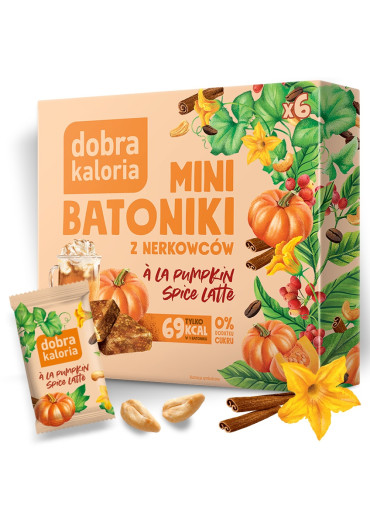 Mini batoniki o smaku à la pumpkin spice latte - 102g