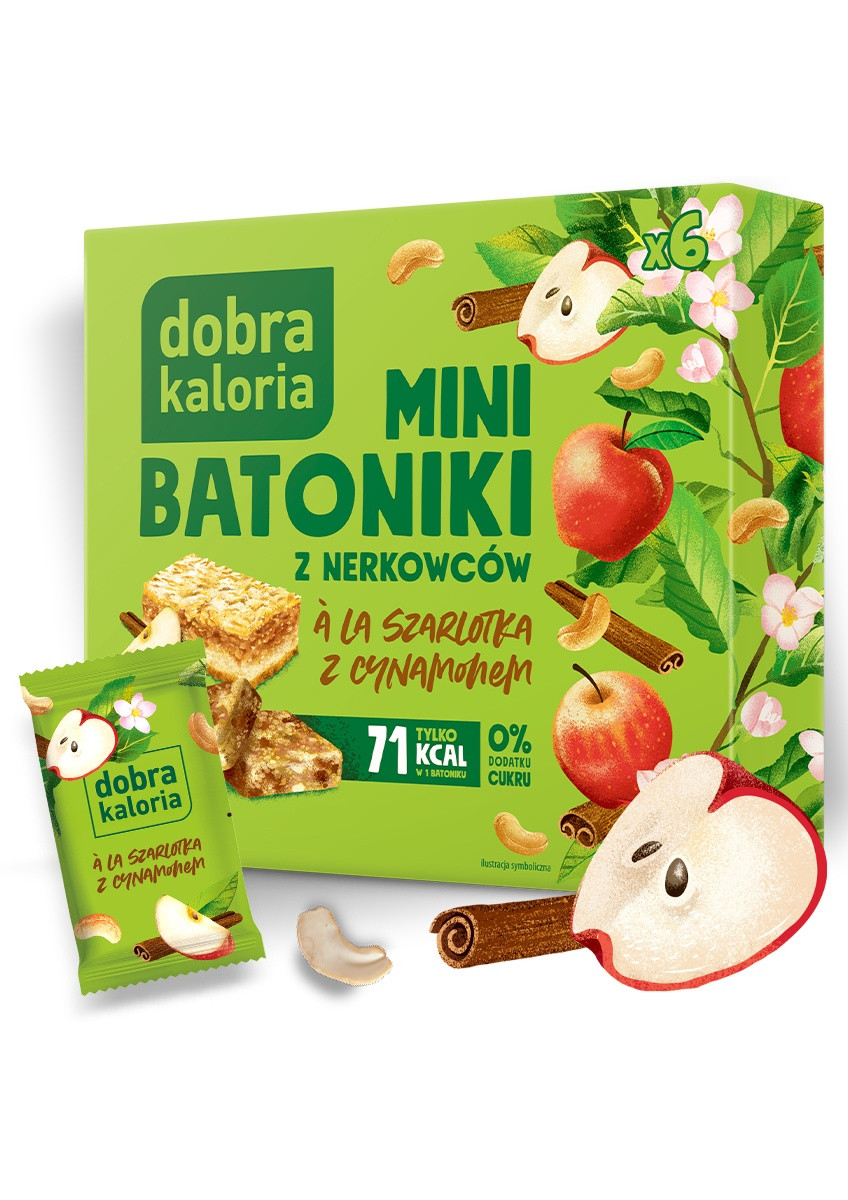 O smaku ciast - Mini batoniki à la szarlotka z cynamonem - 102g - produkt tpnutrhqfx.cfolks.pl 1
