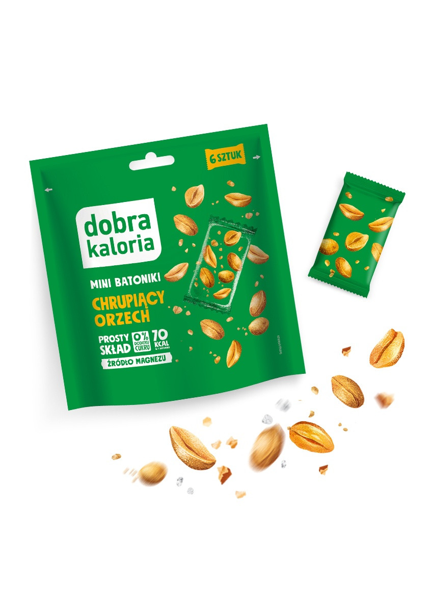 Klasyczne smaki - Mini batoniki chrupiący orzech - 108g - produkt tpnutrhqfx.cfolks.pl 1