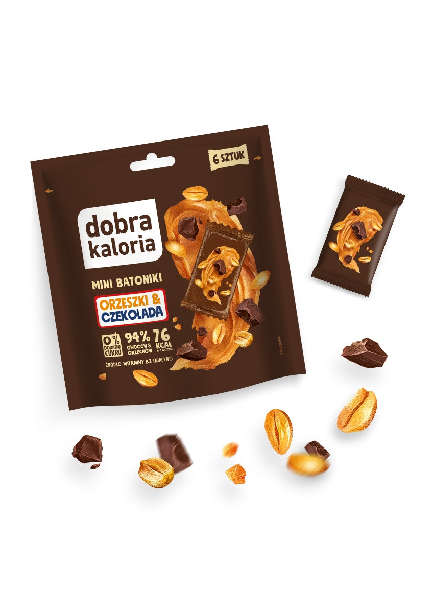 O smaku kultowych batonów - Mini batoniki orzeszki & czekolada - 108g - produkt tpnutrhqfx.cfolks.pl 1