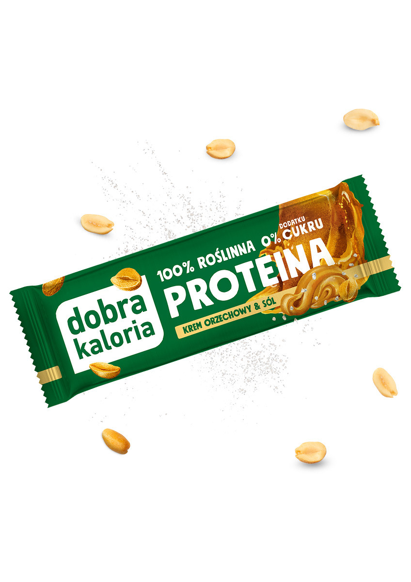 Zestawy słodyczy - Baton proteinowy krem orzechowy & sól 15 x 45g - produkt tpnutrhqfx.cfolks.pl 2