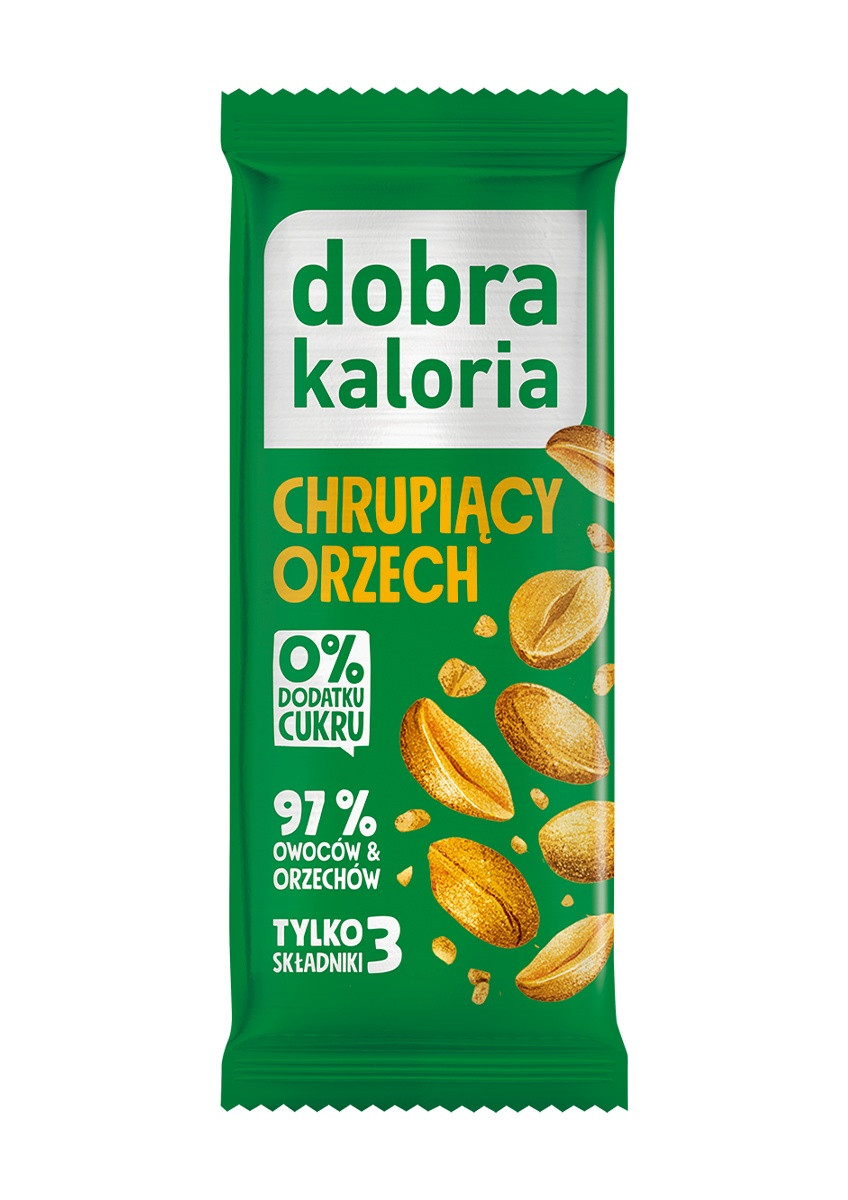 Batony klasyczne - Baton chrupiący orzech - 35g - produkt tpnutrhqfx.cfolks.pl 1
