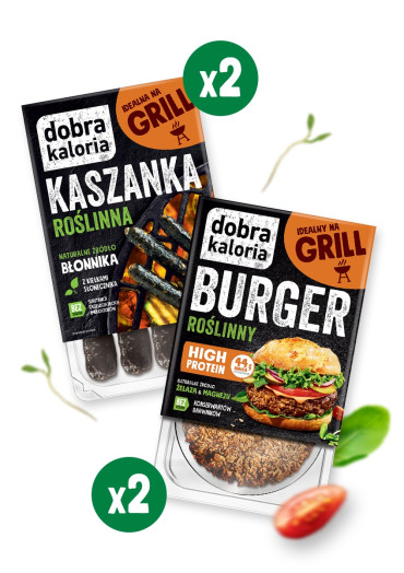 Grill na dobry początek z burgerem roślinnym