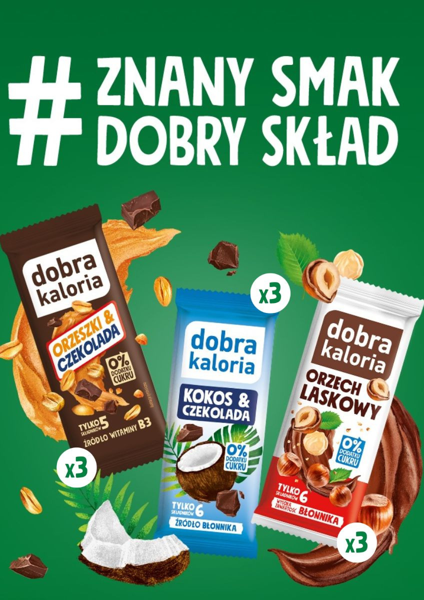 W zestawie taniej - Zestaw 9 batonów - Znany Smak Dobry Skład - produkt tpnutrhqfx.cfolks.pl 1