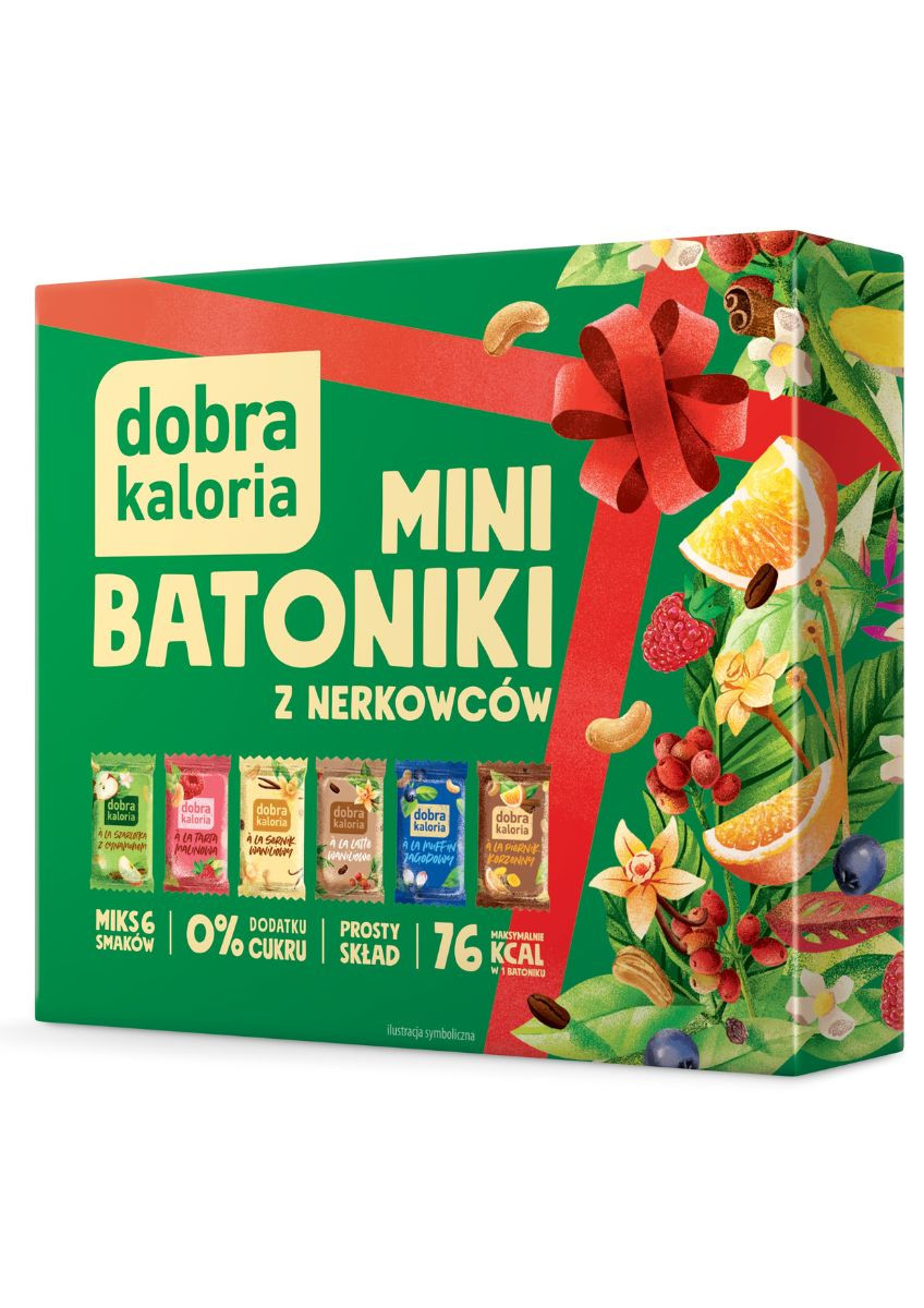Mini batoniki - 6 sztuk - Zestaw - Mini batoników z nerkowców 6 smaków - produkt tpnutrhqfx.cfolks.pl 1