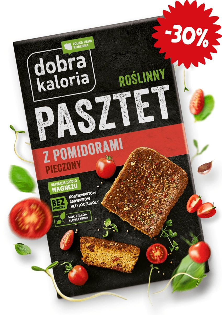 Promocje z krótką datą - Roślinny Pasztet  z pomidorami - krótka data 220g - produkt tpnutrhqfx.cfolks.pl 1