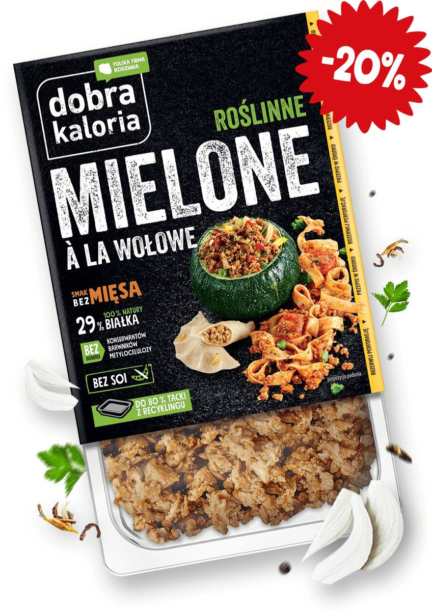Promocje z krótką datą - Roślinne Mielone à la wołowe - krótka data 150g - produkt tpnutrhqfx.cfolks.pl 1