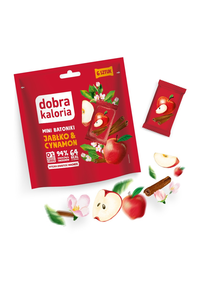 Zestawy - Zestaw jabłko & cynamon -7 paczek mini batoników x 108g - produkt tpnutrhqfx.cfolks.pl 2