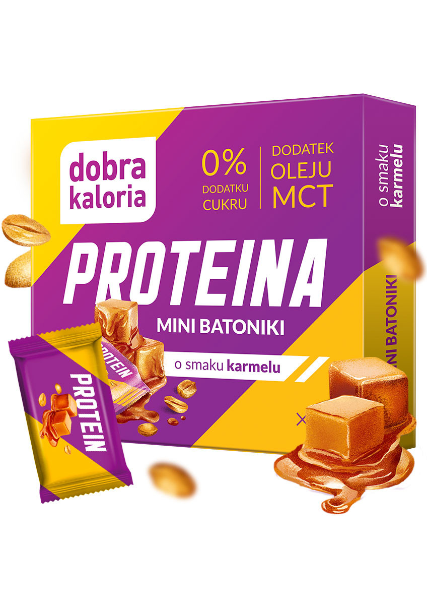 Batony proteinowe - Mini batoniki PROTEIN z olejem MCT - 102g - produkt tpnutrhqfx.cfolks.pl 1