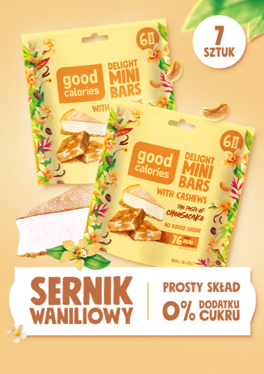7 paczek - Sernik waniliowy - Good Callories