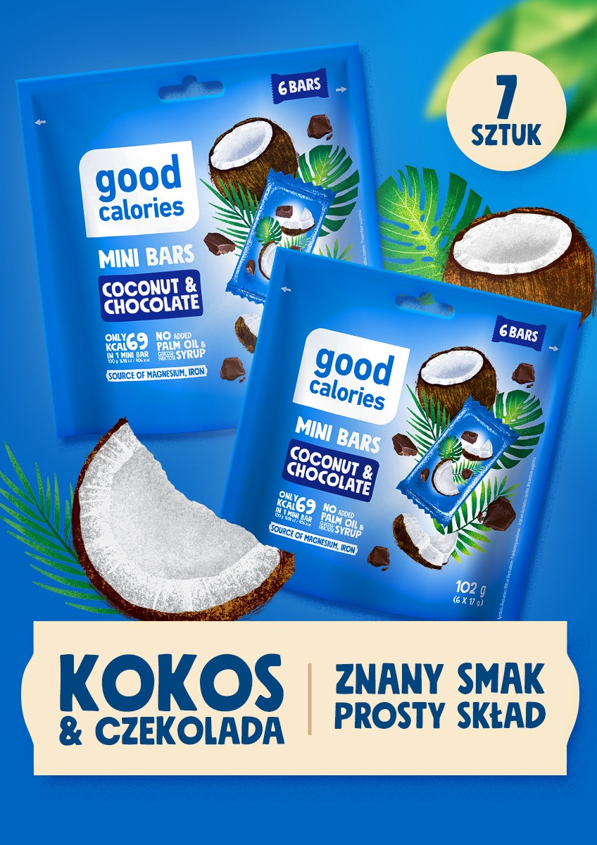 Promocje - 7 paczek - Kokos&czekolada - Good Calories - produkt tpnutrhqfx.cfolks.pl 1