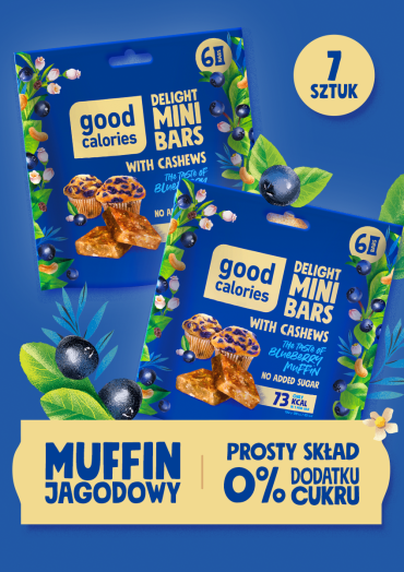7 paczek - Muffin jagodowy - Good Calories
