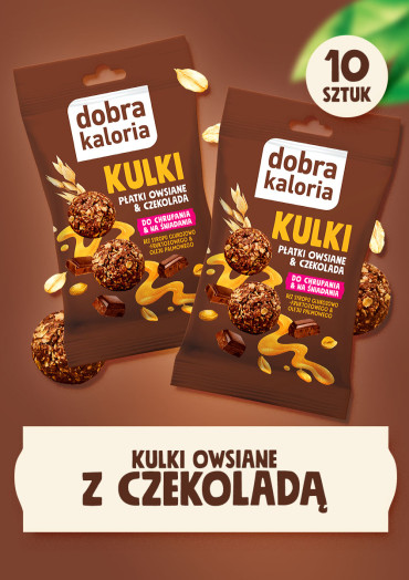 MEGA PAKA - Kulki płatki owsiane & belgijska czekolada