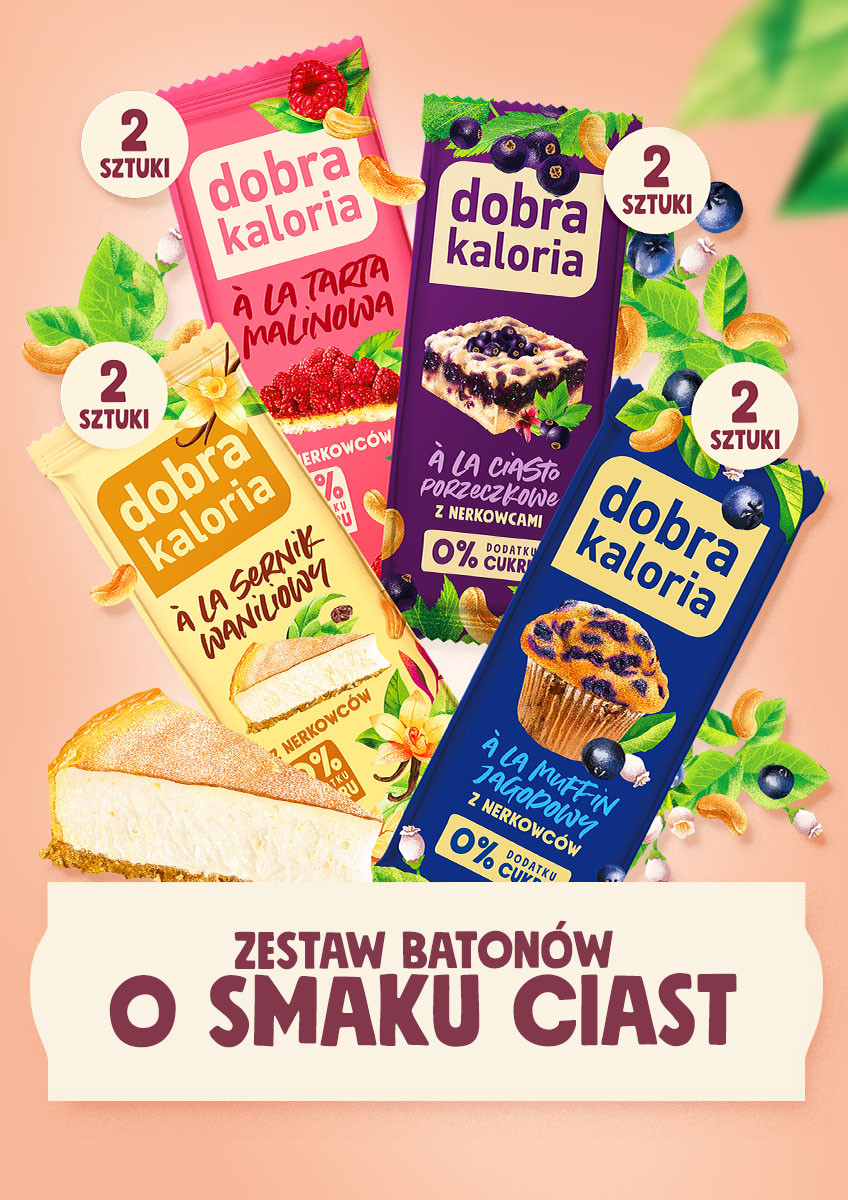 W zestawie taniej - Batony o smaku ciast - produkt tpnutrhqfx.cfolks.pl 1