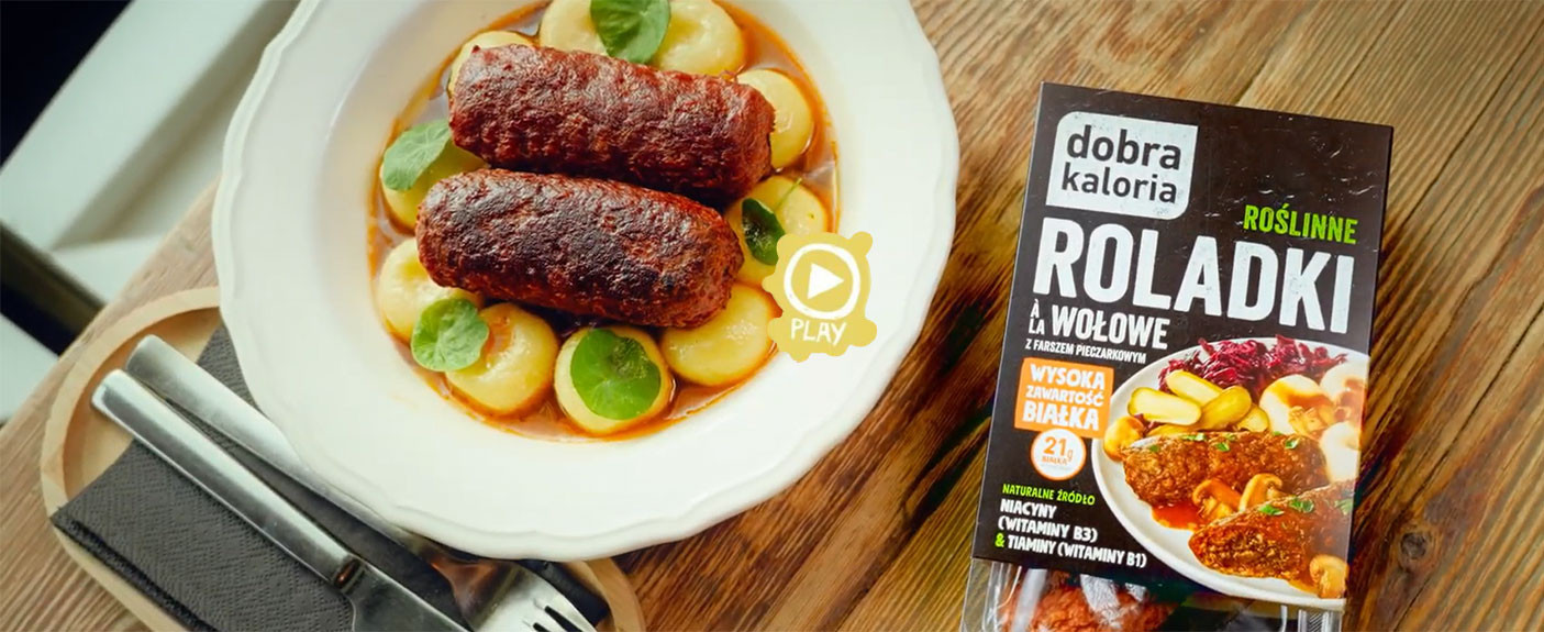 Roladka roślinna - nowość od Dobrej Kalorii