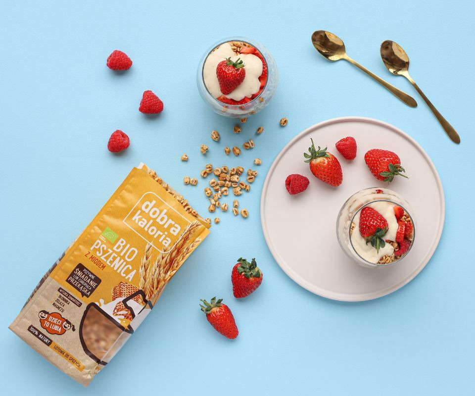 Przygotowywanie bio pszenicy z jogurtem 1 Przepis na bio pszenice z jogurtem 1